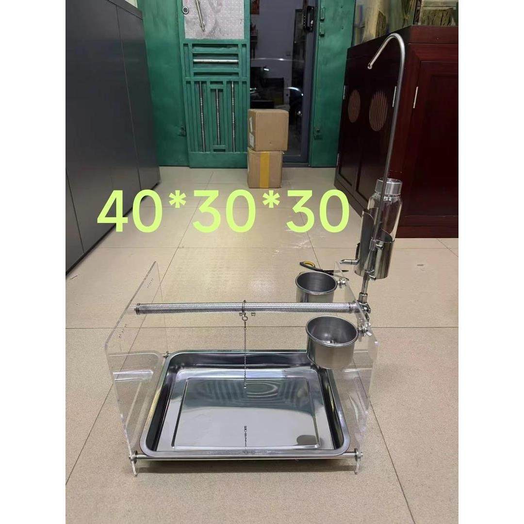 鹦鹉鸟类桌面鸟站架子不锈钢食盒观赏中小型大型饲养架撞针饮水器,宠物/宠物食品及用品,鸟禽喂食器/喂水器,淘宝优惠券,粉丝福利购,淘宝优惠卷