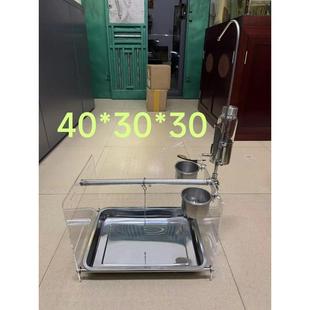 鹦鹉鸟类桌面鸟站架子不锈钢食盒观赏中小型大型饲养架撞针饮水器