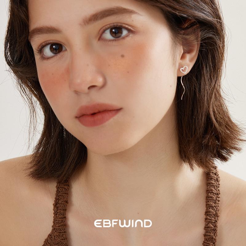 EBFWIND心动曲线999银甜美耳线