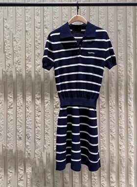 【C系列】正品连衣裙2026夏新品假两件拼接丝绵亚麻MBF2DRS094