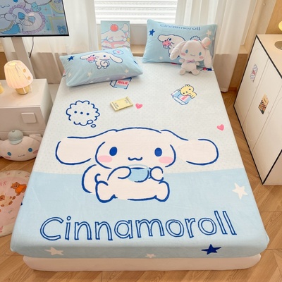 正版加厚保暖牛奶绒床笠