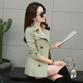 新款 大衣春秋季 显瘦风衣女中长款 外套小个子收腰修身 韩版 2026春装