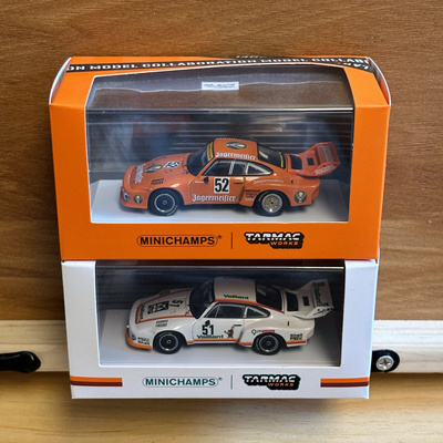 Tarmac Works TW迷你切保时捷935鹿头 野格 1/64合金汽车模型摆件