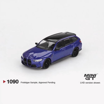 MINIGT 1/64 #1090宝马BMW M3 Touring Portimao金属蓝合金车模