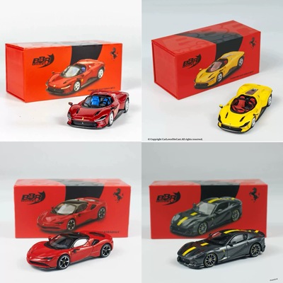BBR 1:64 法拉力合集Daytona SP3 跃马 SF90 296GTB红色 合金车模