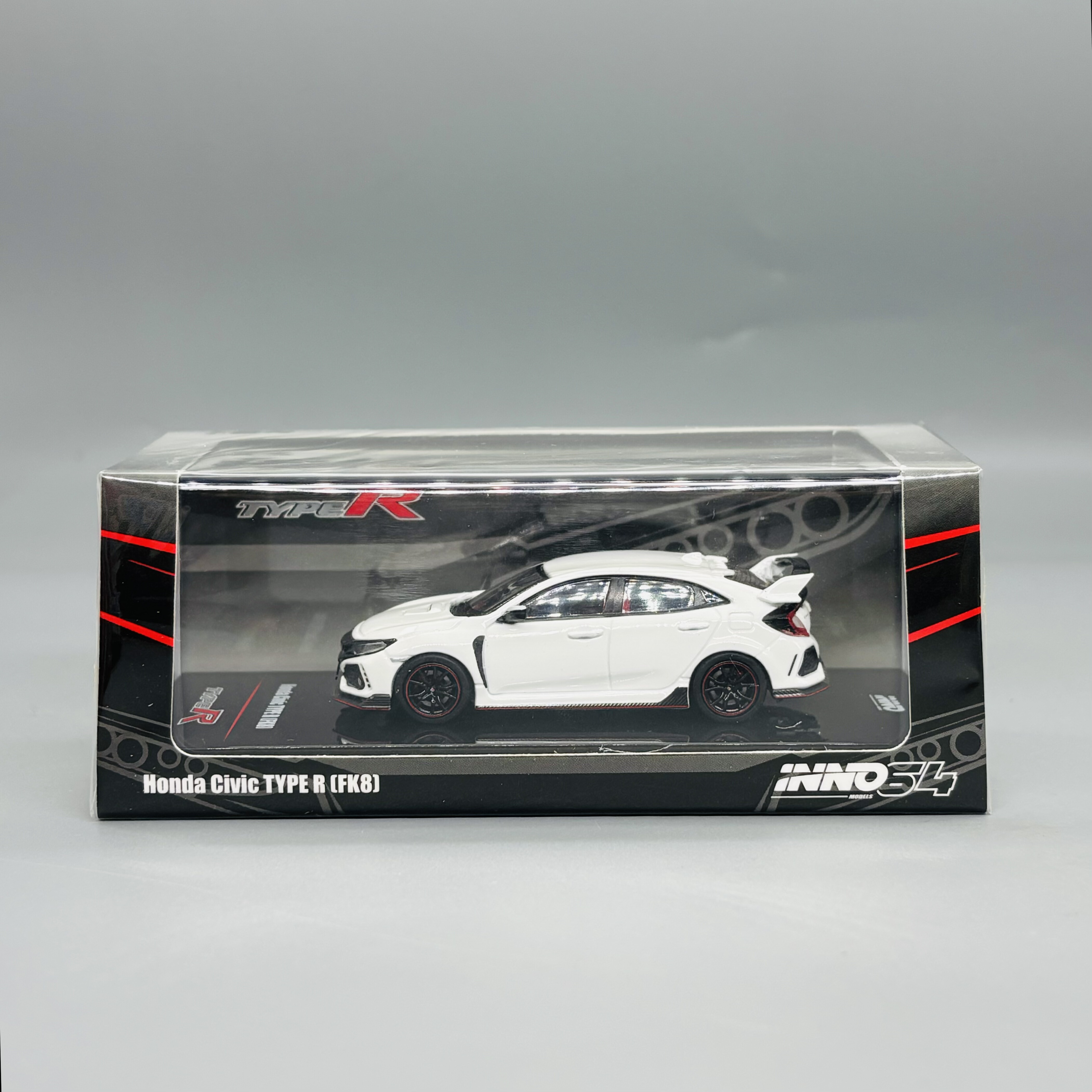INNO 1:64 HONDA CIVIC TYPR-R FK8 白色 合金汽车模型