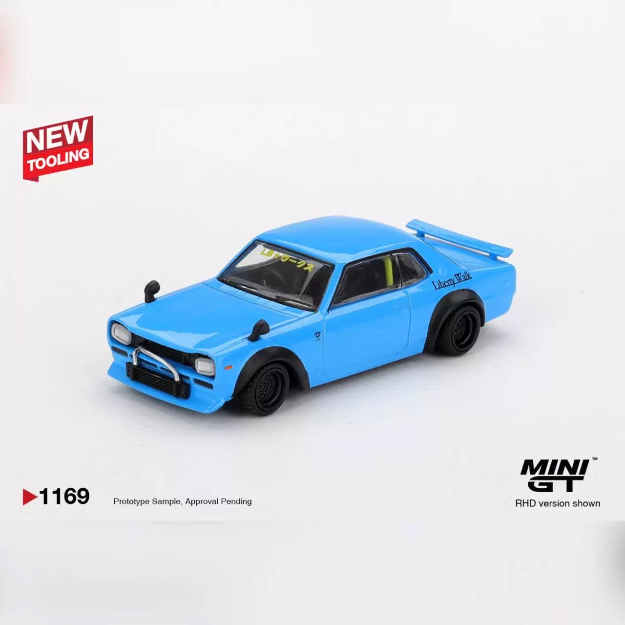 MINIGT 1:64 #1169 日产尼桑Nissan LB HAKOSUKA 合金汽车模型