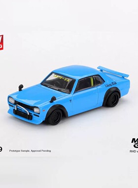 MINIGT 1:64 #1169 日产尼桑Nissan LB HAKOSUKA 合金汽车模型