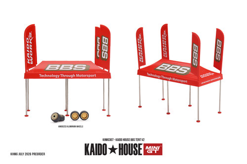 Kaido House 1:64 #307 Kaido House BBS Tent V2 配件
