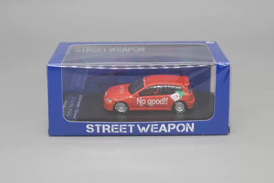 Street Weapon 1:64房车跑车Civic思域模型双门EG6适用于本田SW