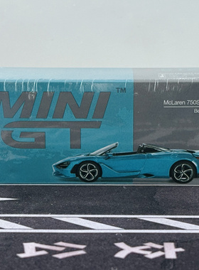 MINIGT 1:64 迈凯伦 McLaren 750S Spider 蓝色 合金汽车模型 812