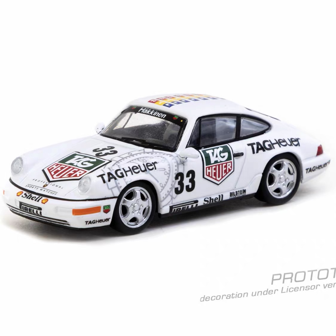 TW 1:64 保时捷911 Carrera 2 Supercup 卡雷拉杯 合金汽车模型