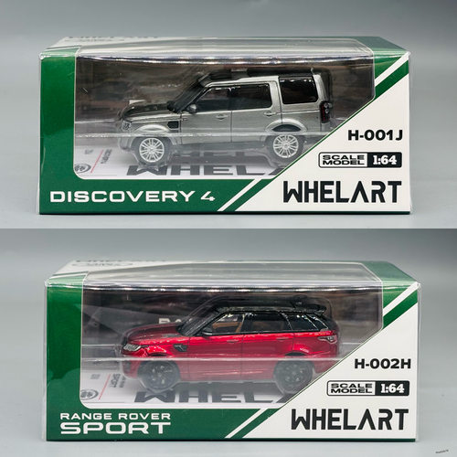 WHELART 1:64  路虎揽胜运动 路虎发现4 合金汽车模型摆件收藏