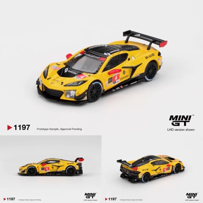 MINIGT 1:64 #1197 雪佛兰Chevrolet Corvette Z06 GT3.R #4 车模