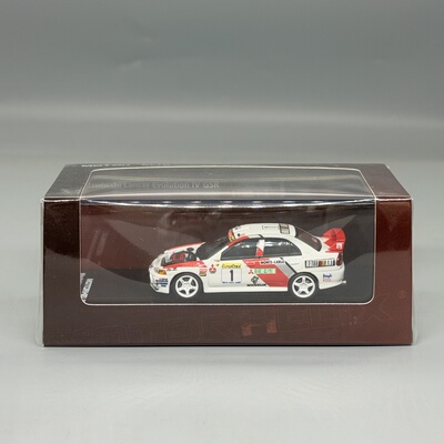 MH Motorhelix 1:64 三菱蓝瑟EVO IV GSR 4代磁吸前盖合金汽车模