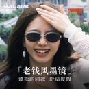 复古老钱风高级感猫眼墨镜女款 MALARK2025新款 防紫外线偏光太阳镜