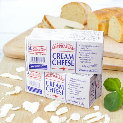 原装进口爱乐微铁塔奶油奶酪2kg芝士乳酪芝士慕斯蛋糕烘焙斯巴克