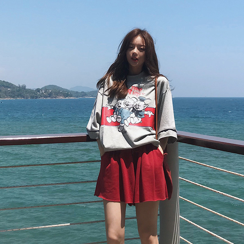 2019外出宽松孕妇套装夏装纯棉套装托腹短裤孕妇装小猪印花两件套|msdalam kategori Bekalan Ibu / Ibu / Pemakanan, bersalin, menetapkan - dari Buy2taobao.com untuk memberikan perkhidmatan ejen Taobao profesional membeli