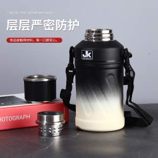 全钢316不锈钢保温杯男款 大容量水杯户外运动便携水壶学生水杯子