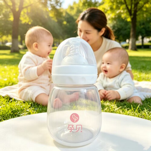 孕贝奶瓶孕贝奶嘴原装pp奶瓶新生儿婴儿奶瓶喝奶180ml防摔储奶瓶