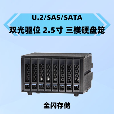 NVME2.5寸三模硬盘U.2/SAS/SATA