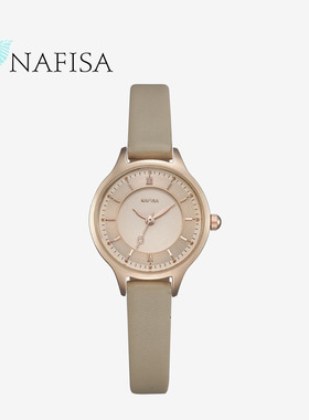 NAFISA时尚生活系列超薄小表盘精致简约女生手表学生皮带表韩版表