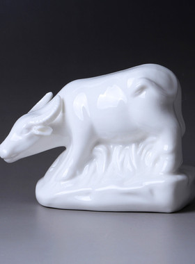 陶瓷生肖牛摆件乔迁工艺品