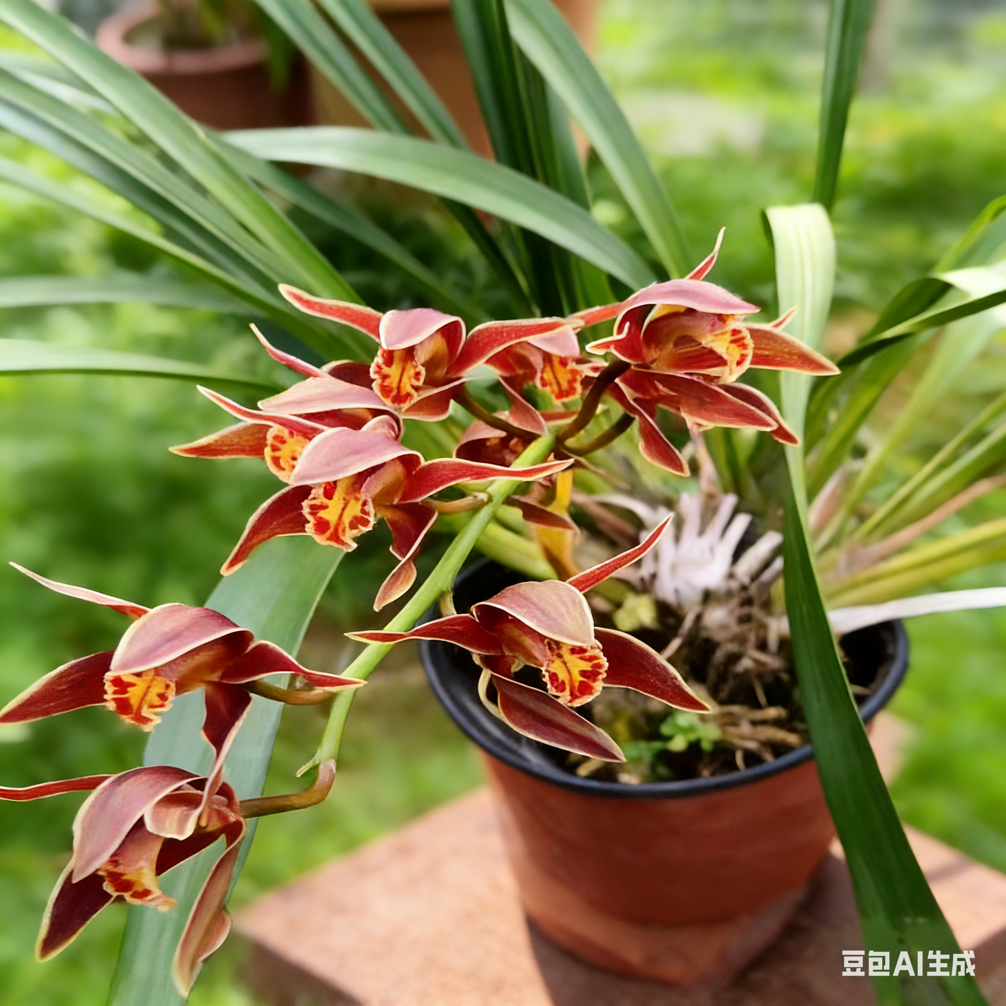 红婵兰花虎头兰鲜花名贵兰庭院阳台窗户云南盆景绿植花卉花香四季,鲜花速递/花卉仿真/绿植园艺,国兰/杂交兰/洋兰类,淘宝优惠券,粉丝福利购,淘宝优惠卷