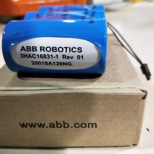 ABB机器人SMB本体电池3HAC16831 SAFTLITHIUM质保一年 1进口10.8V
