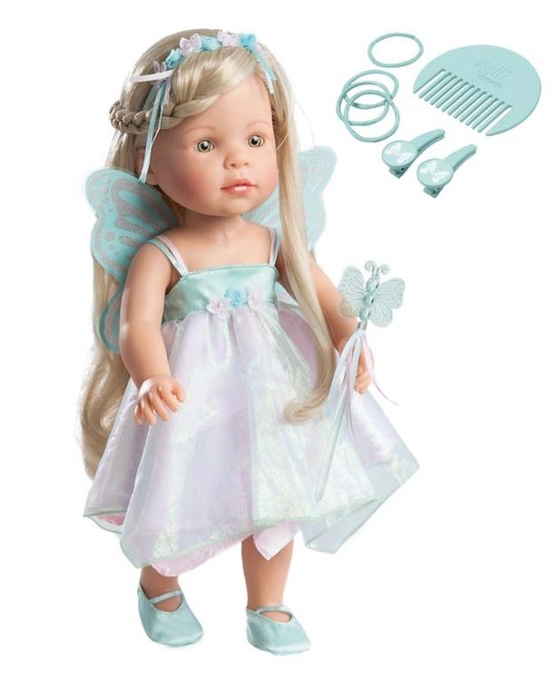 全店清仓58包邮微瑕正版zapf夏芙花仙子娃娃 梳头换衣 原装彩盒