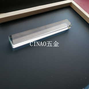 极简玻璃拉手移门推拉门趟门把手水晶透明玻璃拉手20*30*200