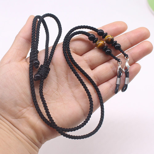 编织眼镜绳挂脖可调节运动挂绳子