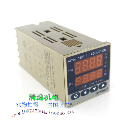 正品现货 TOKY 东崎 AI708 智能温控仪 AI708-4-PC10-YX A 温控器