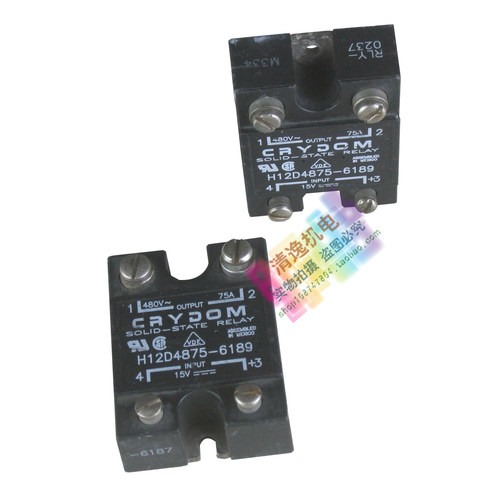 正品现货 美国 CRYDOM 固态继电器 H12D4875-6189