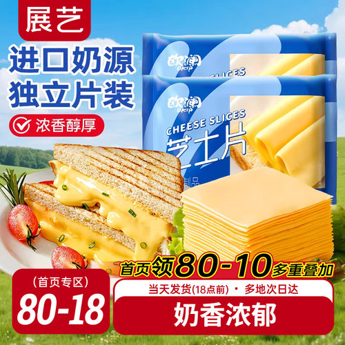 展艺进口奶源奶酪棒专用芝士片