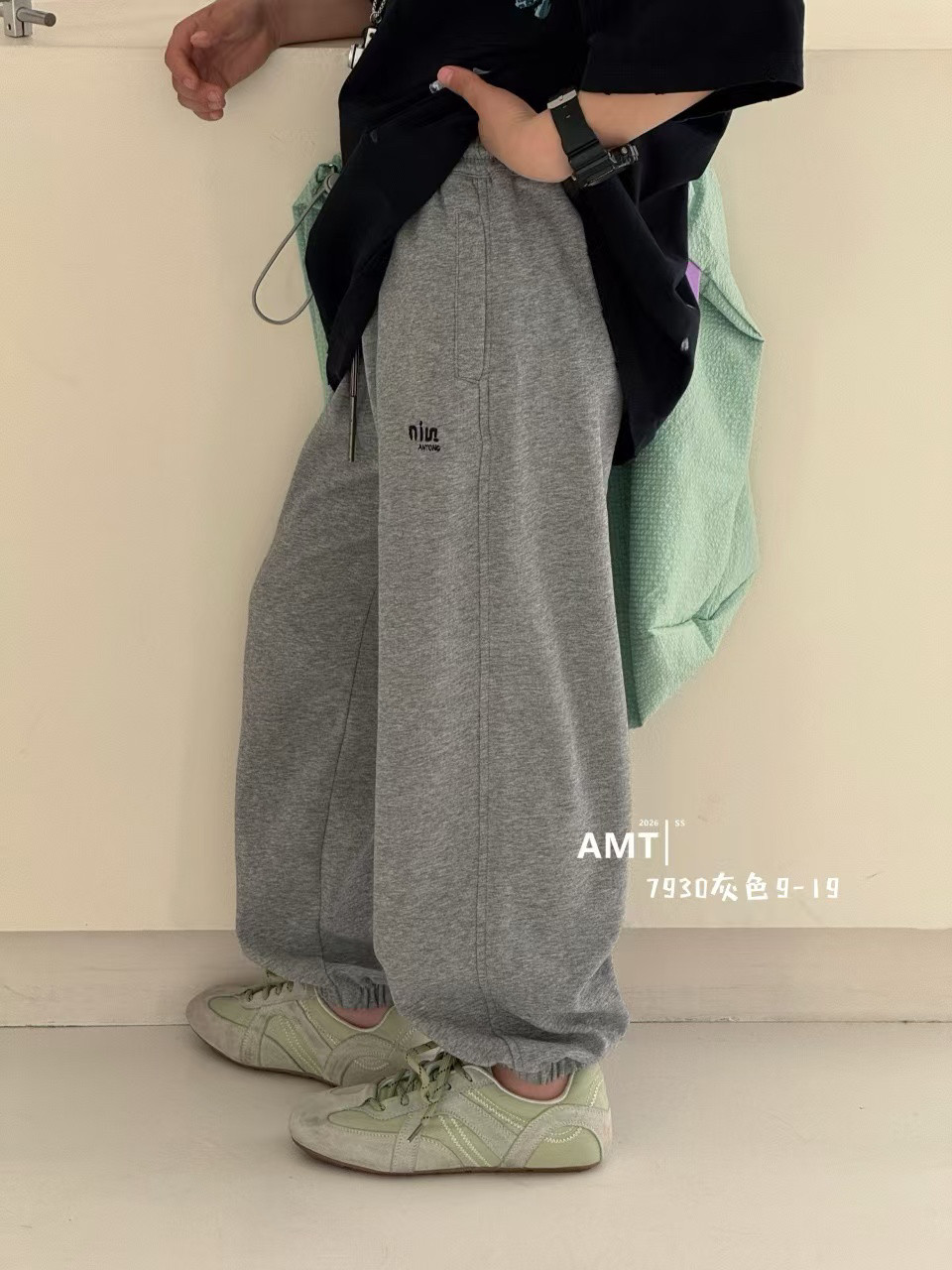 爱木橦 2026春季新款男女童韩版休闲运动卫裤7930图片