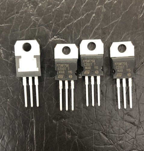 STP75NF75 P75NF75 全新ST原装 75A/75V电动车控制器专用场效应管