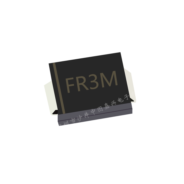 厂家直销 fr3m 贴片整流二极管 smc封装 3a 1000v do-214ab