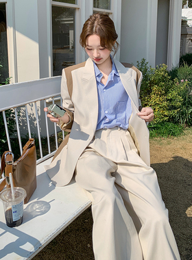 现货 上就卖 春季高级感气质撞色西装W2502-P150-K218