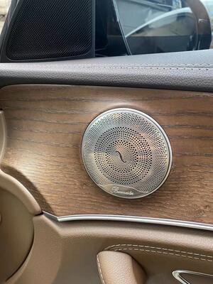 奔驰柏林之声音响喇叭罩E级E300L GLC车内饰C260L改装饰C200L用品