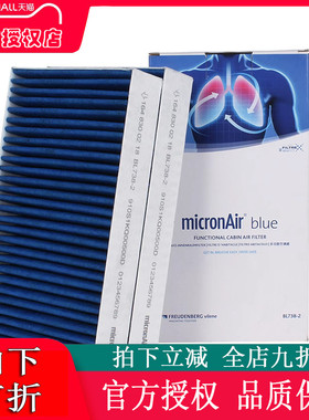 适配奔驰ML350/R300/R320/R400GL450科德宝空调滤芯格清器BL738-2