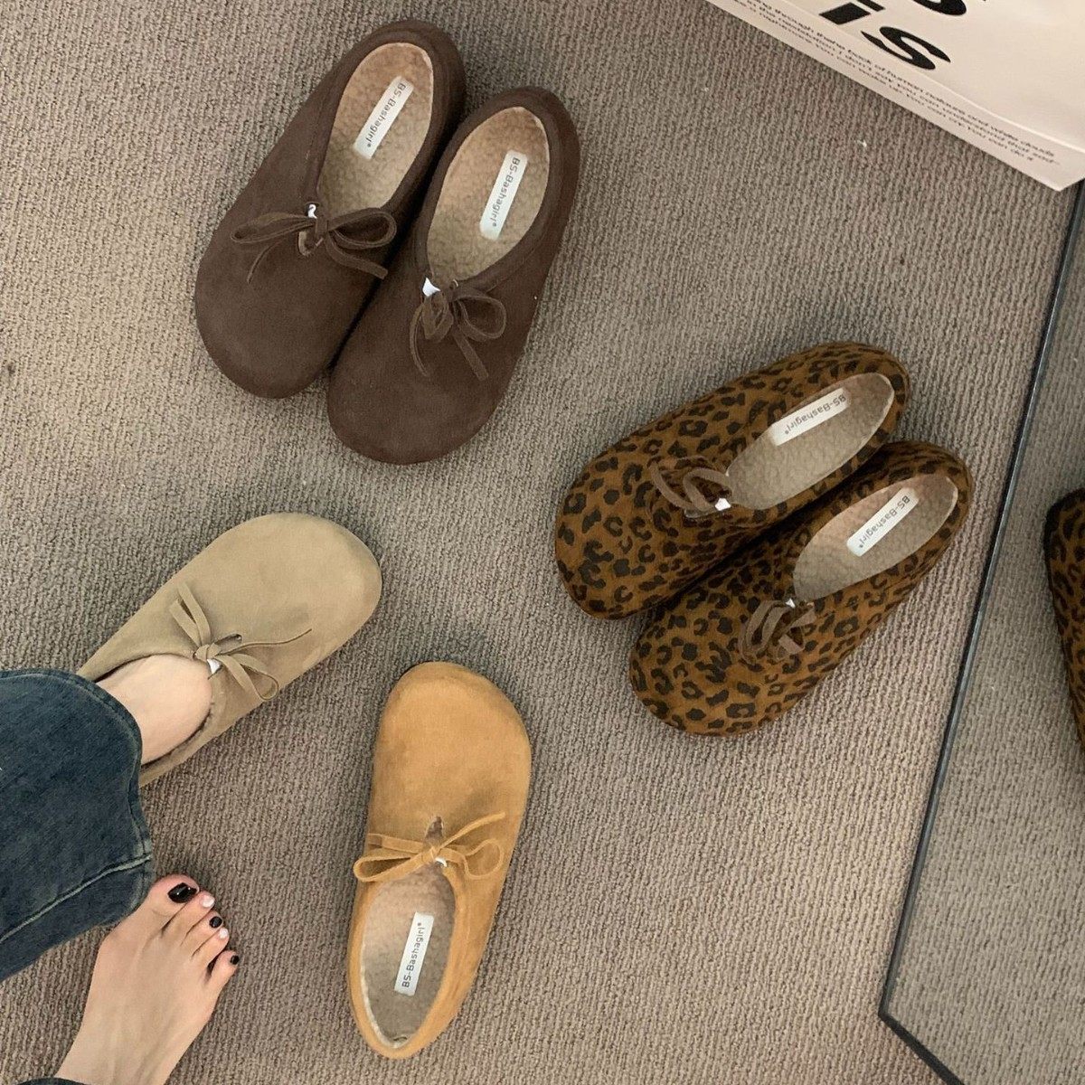 【万达撤柜】品牌专场复古绒面圆