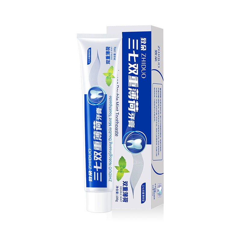三七牙膏双重薄荷去牙渍牙垢