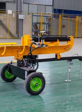 出口中东HT80立卧两用劈木机液压型伐木取暖林业原木劈材机