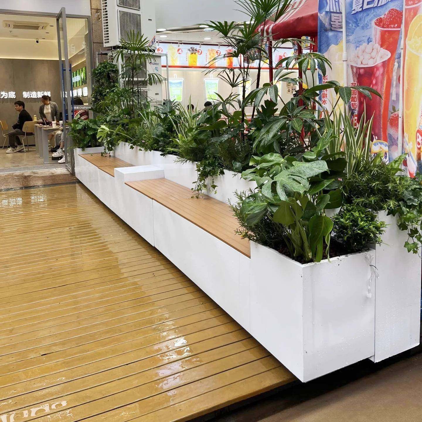 铁艺花箱坐凳组合户外不锈钢花槽围栏广场花坛座椅公园花架休息凳,鲜花速递/花卉仿真/绿植园艺,花架,淘宝优惠券,粉丝福利购,淘宝优惠卷