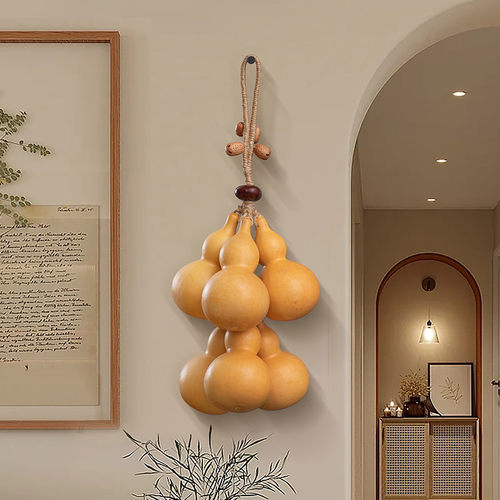 天然葫芦门对门挂件玄关装饰壁挂