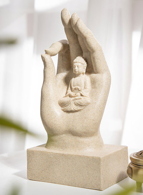 泰国工艺品树脂佛手摆件家居