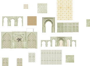 D001/欧式法式摩洛哥婚礼矢量欧式婚礼素材cdr源文件婚礼效果图