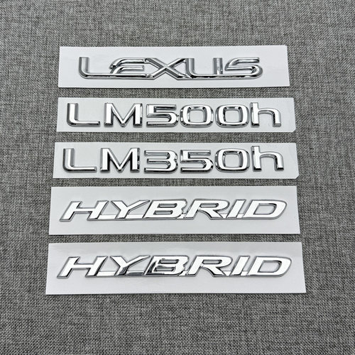 适用于雷克萨斯LM500H/LM350h车标尾标AWD四驱标混动动力字标侧标