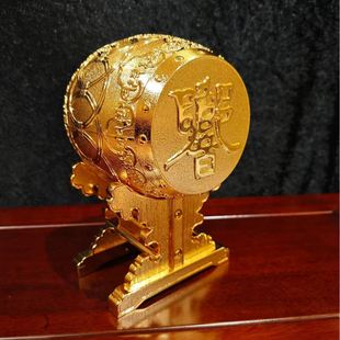 李居明2025蛇年吉祥物九运 鼓舞财来响鼓财到蛇年吉祥摆件